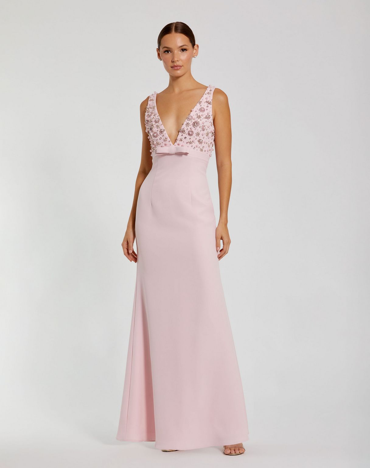 Mac Duggal 2278 Long Beaded Formal Prom Evening Dress