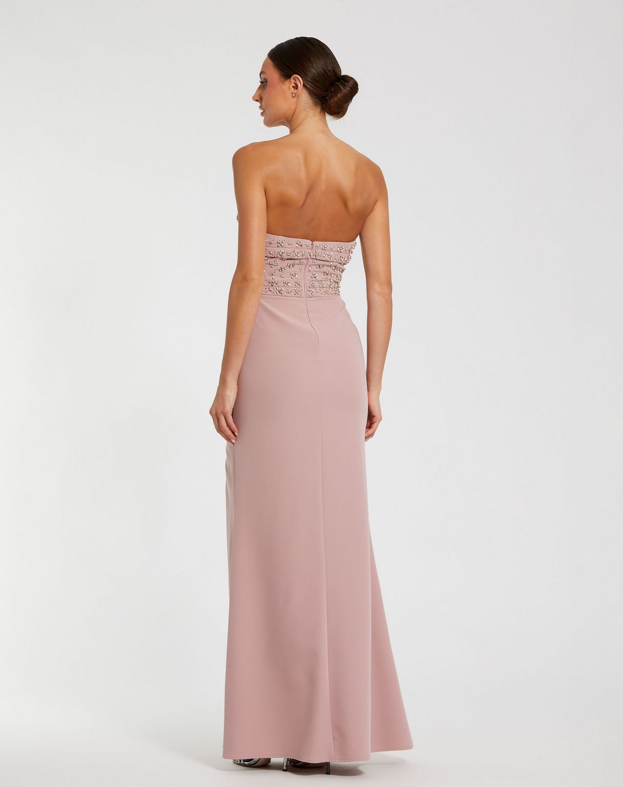 Mac Duggal 2285 Fitted Slit Long Formal Prom Dress