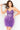 Cocktail Dresses Short Homecoming Feather Cocktail Dress Purple