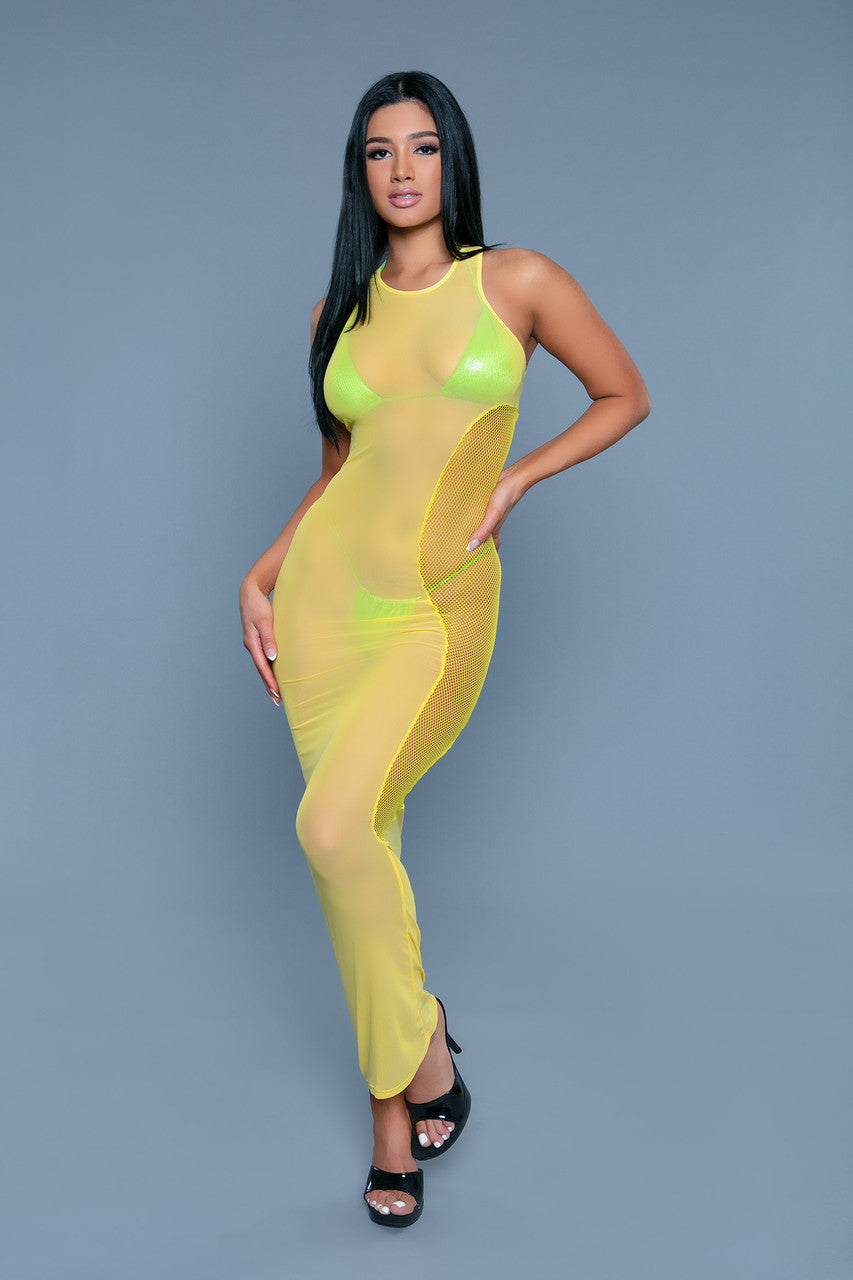 Swimwear 2297 Shelby Cover Up Yellow
