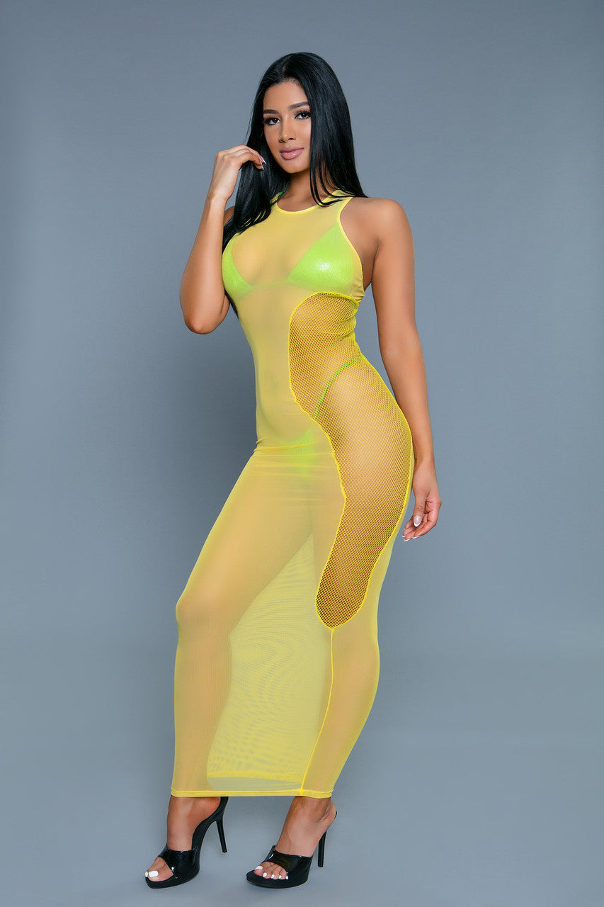 Swimwear 2297 Shelby Cover Up Yellow
