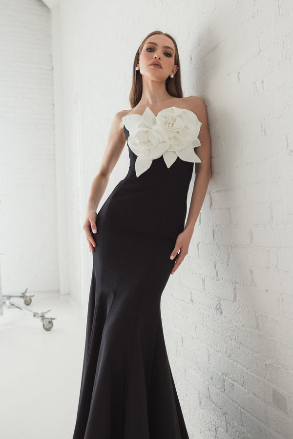 Long 3D Dress Mermaid Mac Duggal 2300