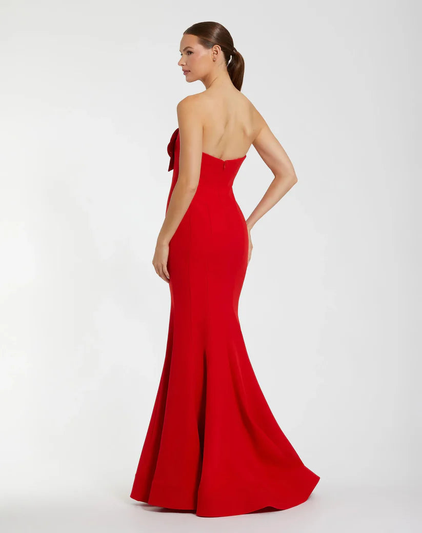 Prom Dresses Long Formal 3D Prom Mermaid Dress Red