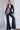 Pant Suit Long Sequin Blazer Wide Leg Formal Pant Suit Black