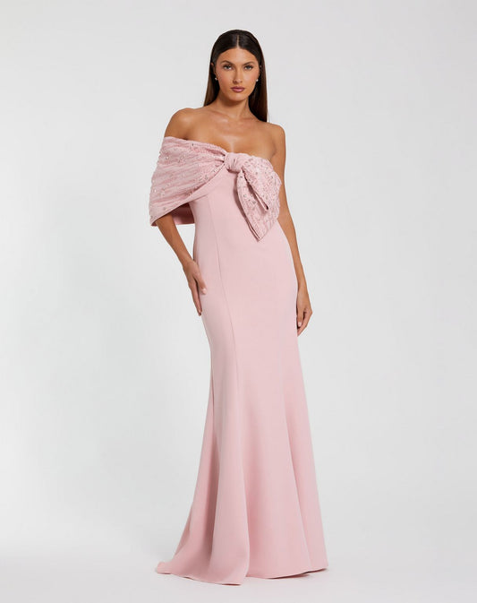 Formal Dresses Beaded Long Formal Evening Dress Blush