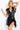 Cocktail Dresses Fitted Short Sequin Cocktail Dress Black