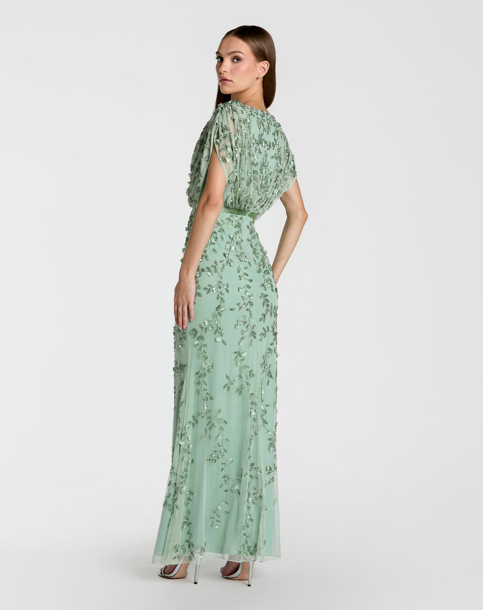 Mother of the Bride Dresses Long Beaded Formal Mother of the Bride Dress Mac Duggal 23067 Seafoam