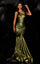 Prom Dresses Metallic Long Formal Prom Dress Emerald