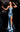 Prom Dresses Long Fitted Slit Metallic Formal Prom Dress Teal