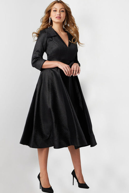 Formal Dresses Short Metallic Evening Formal Dress Black