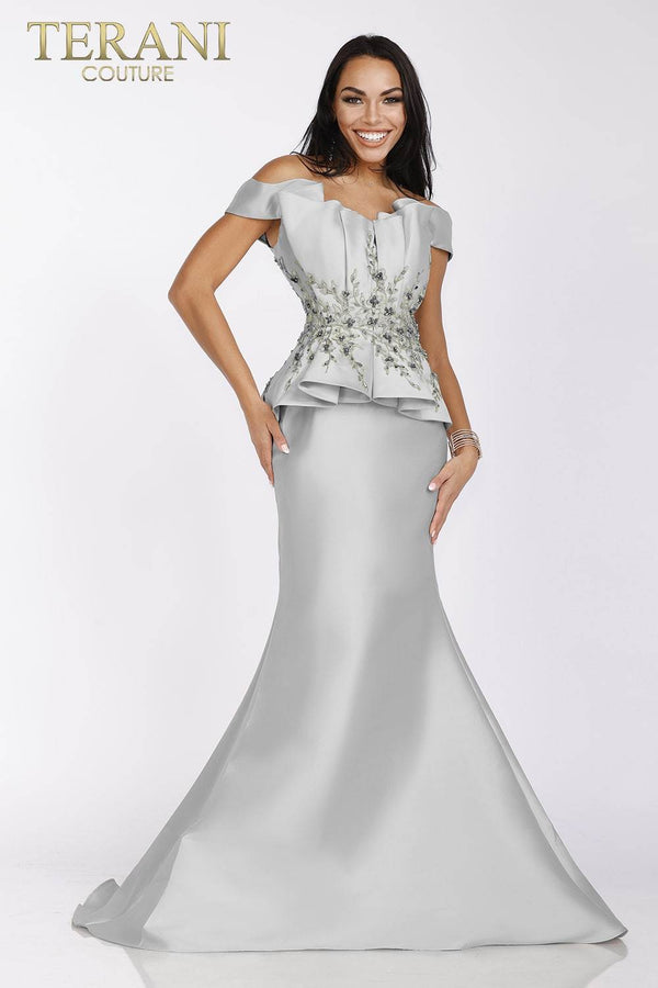 Terani Couture 231E0509 Long Formal A Line Evening Dress