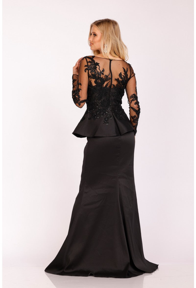 Terani Couture 231M0482 Long Sleeve Mother of the Bride Formal Dress