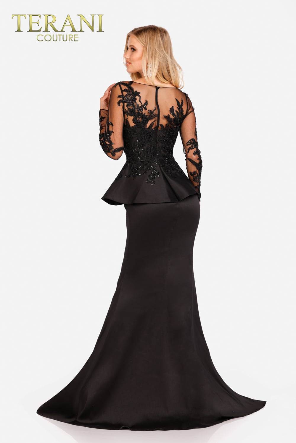 スーツ・フォーマル・ドレス herlipto Baccarat Tule Long Dress Terani Couture 231M0482 Long Sleeve Mother of the Bride Formal