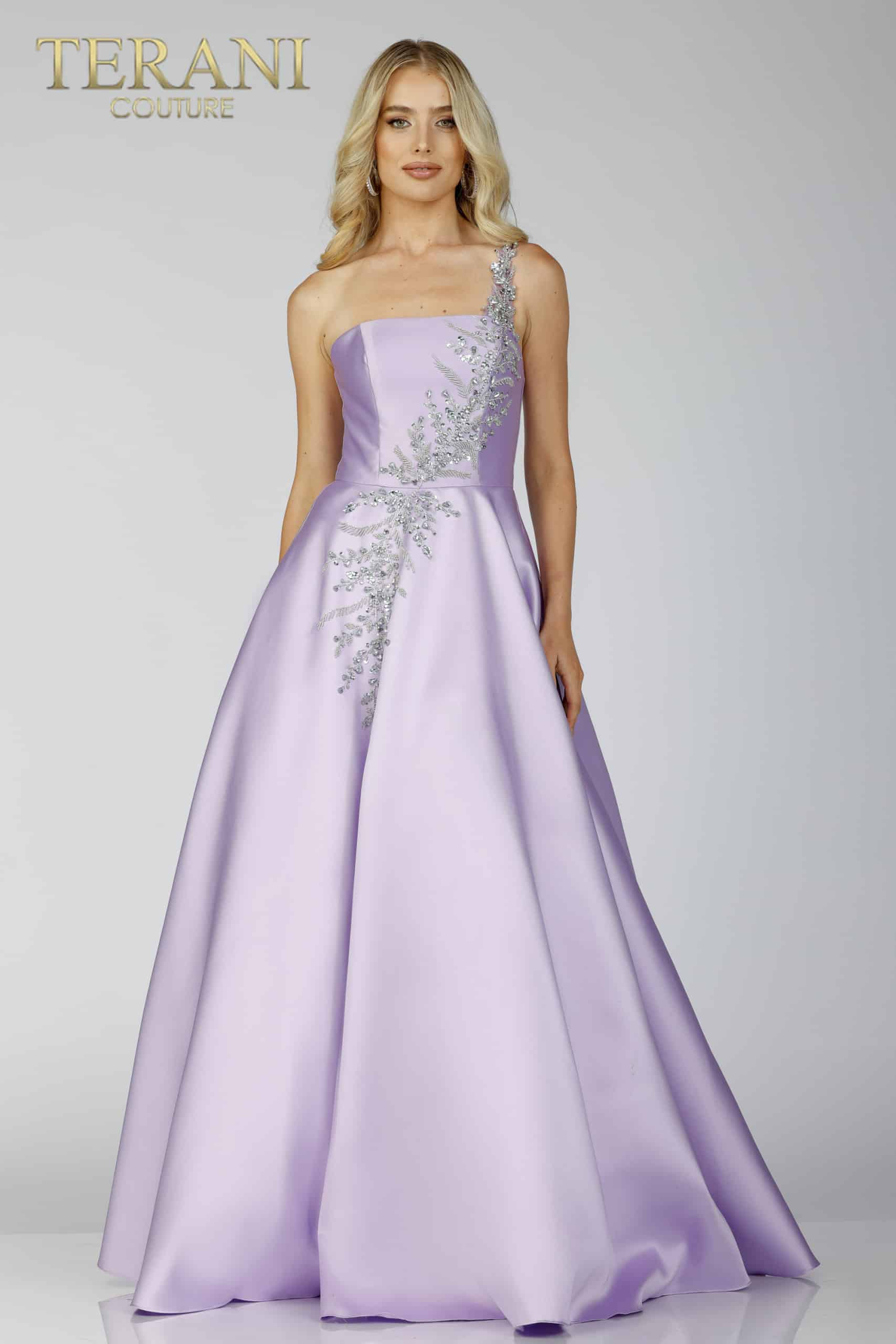 Prom Dresses Long Formal Prom Beaded A Line Dress Lavender
