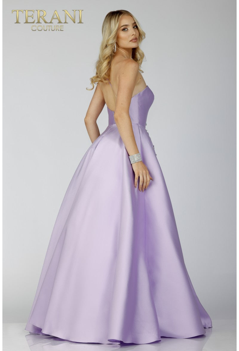 Terani Couture 231P0175 Long Formal Prom Beaded A Line Dress