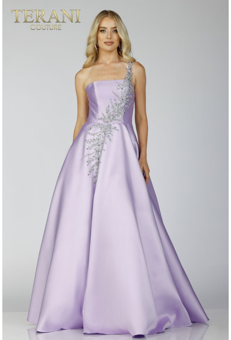 Terani Couture 231P0175 Long Formal Prom Beaded A Line Dress
