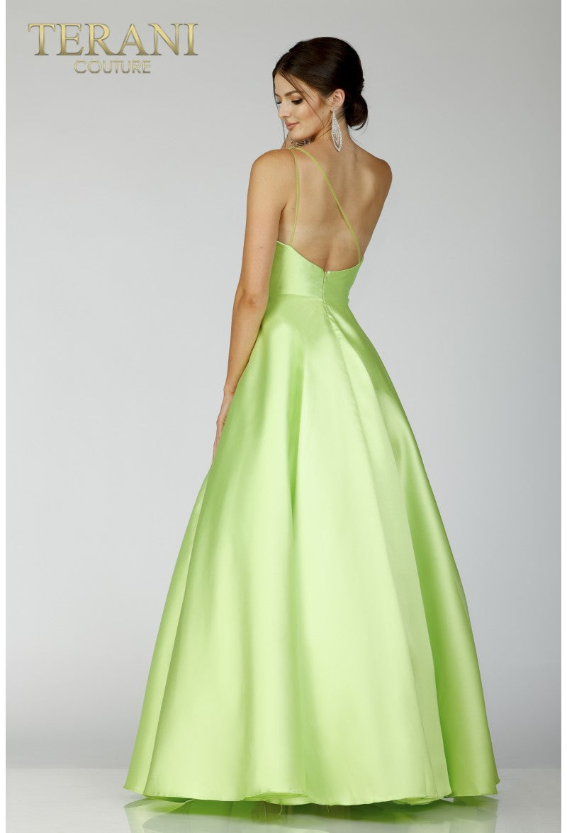 Terani Couture 231P0175 Long Formal Prom Beaded A Line Dress