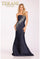 Formal Dresses Beaded Long Formal Prom Dress Navy