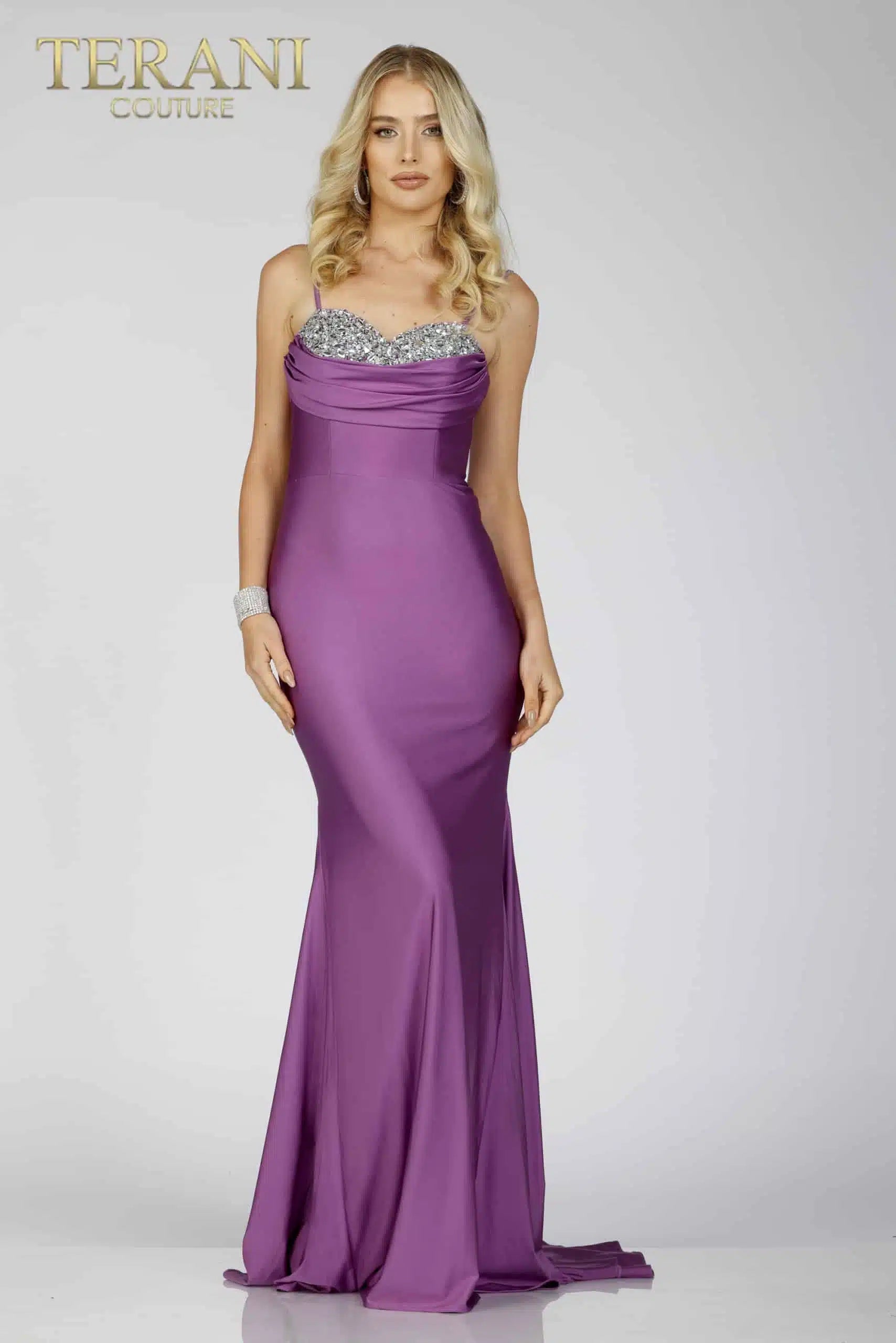 Terani Couture 231P0186 Mermaid Prom Long Formal Dress