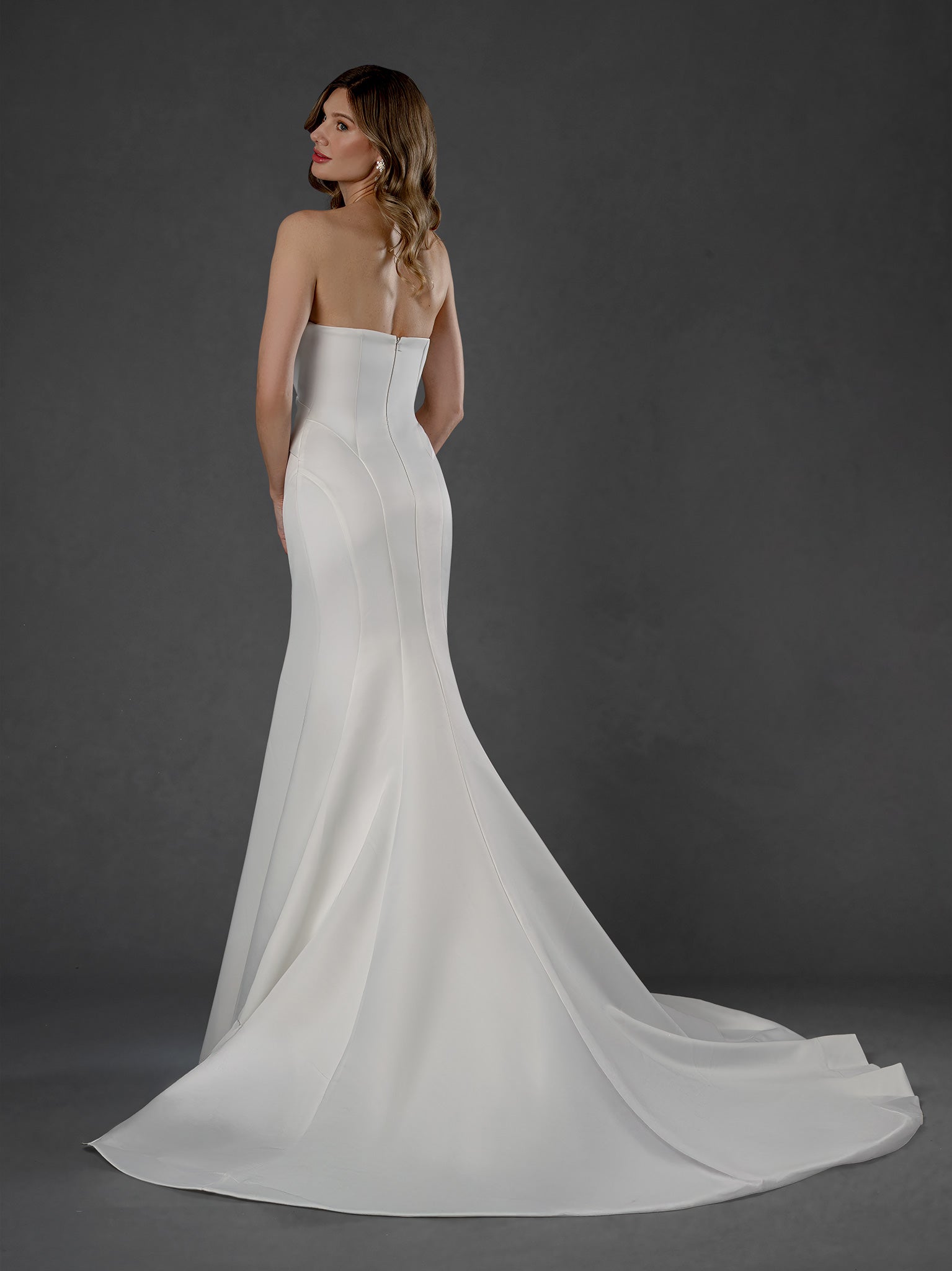 Wedding Dresses Long Mermaid Wedding Dress Stella Couture 25859 Off White