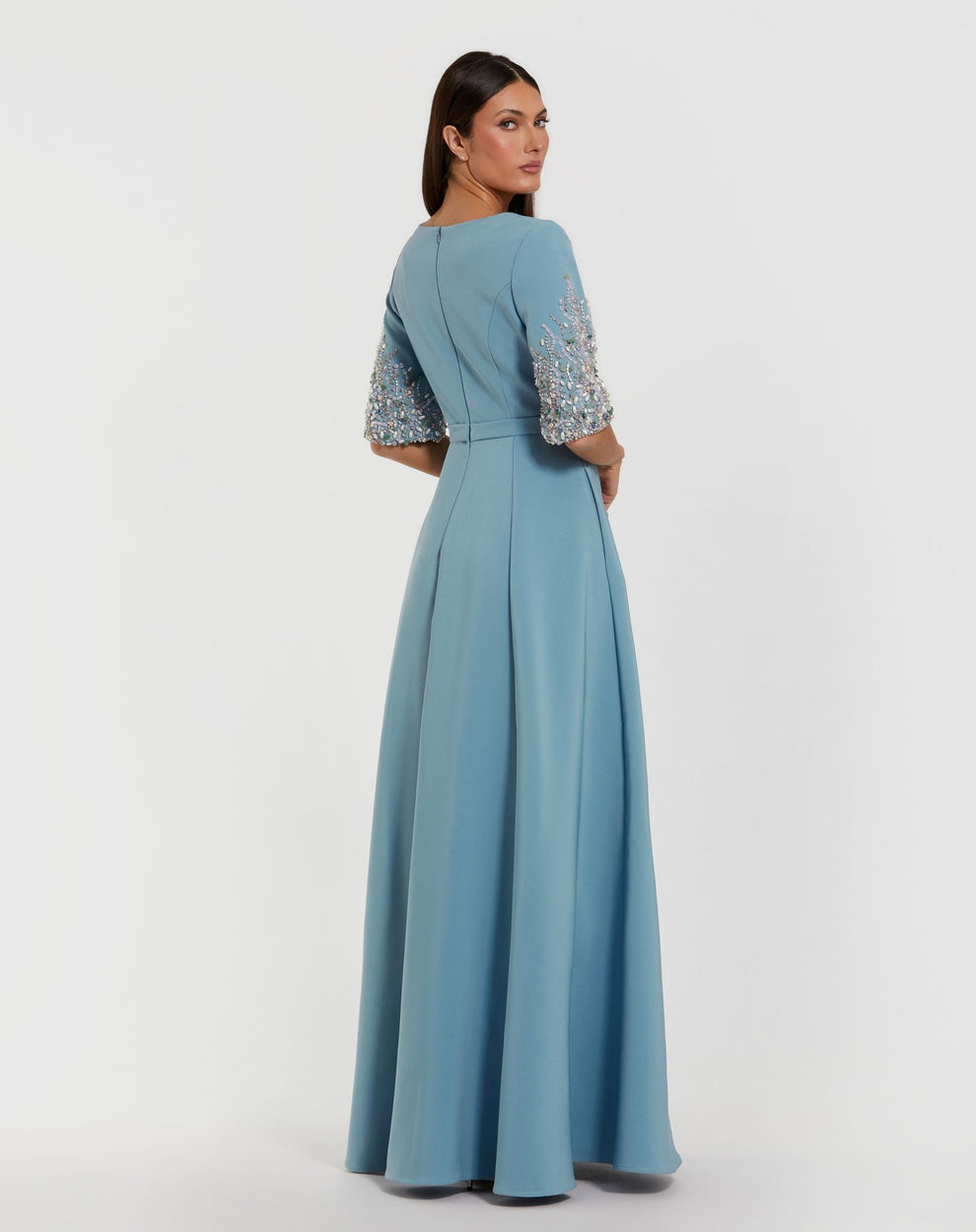 french blue bridesmaid dress Kennedy Blue Milly Bridesmaid Dress – Wedding Shoppe main image 1