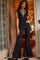Jumpsuit Long Beaded Evening Formal Jumpsuit Black
