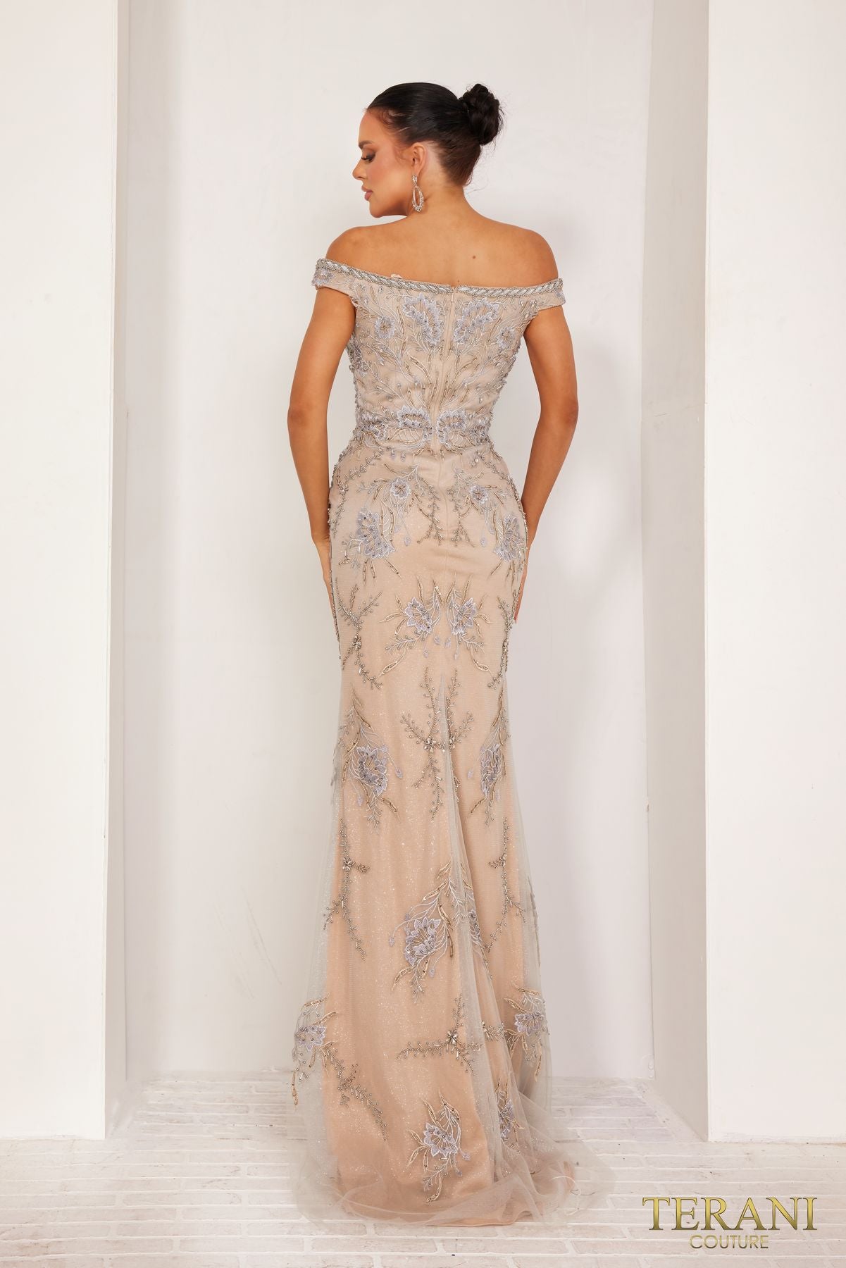 Terani Couture 232E1206 Embellished Long Evening Dress