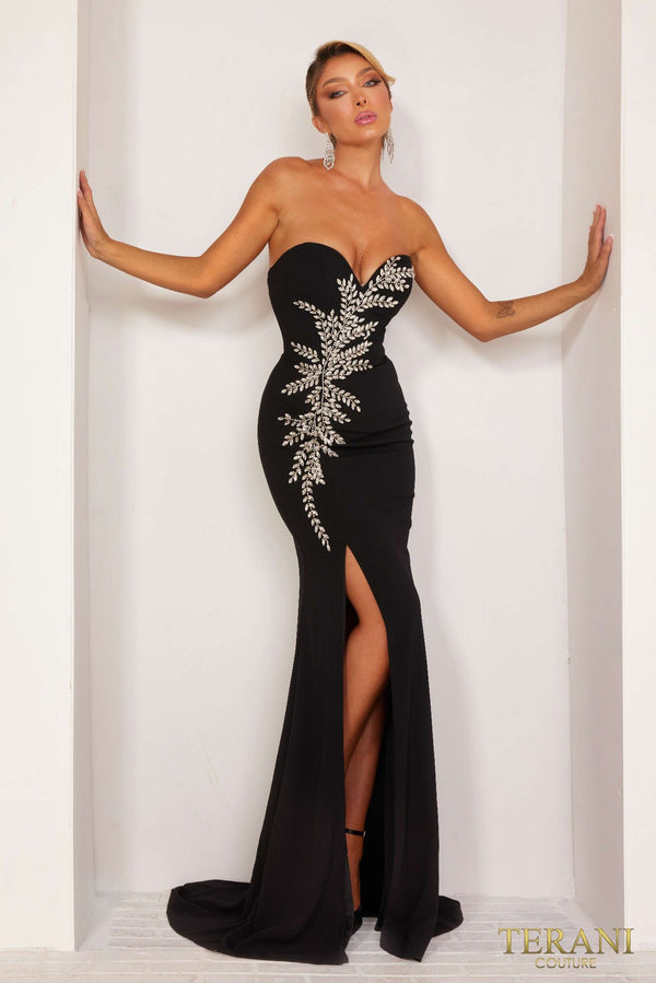 Terani Couture 232E1232 Fitted Evening Long Dress