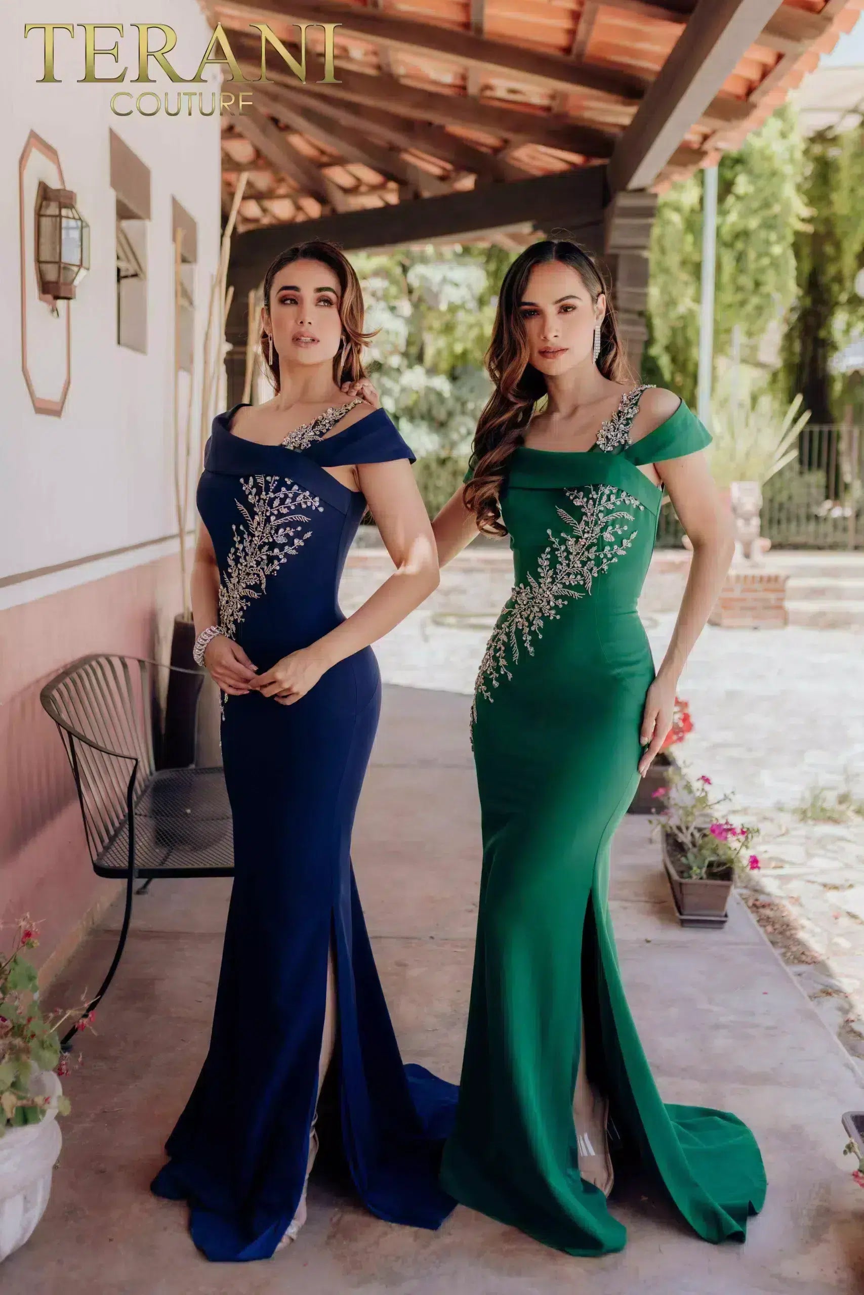 Formal Dresses Long Formal Prom Beaded Dress Navy