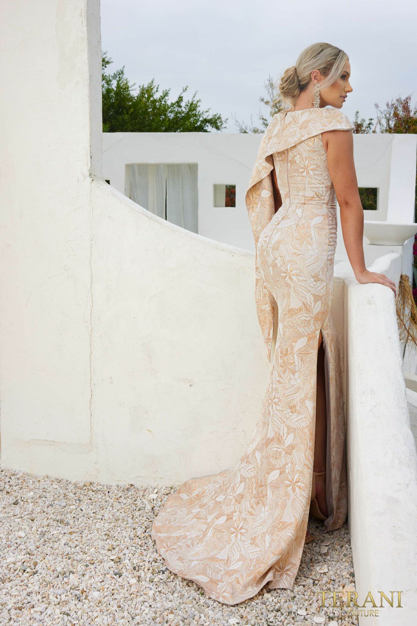 Mother of the Bride Dresses Fitted Long Mother of the Bride Dress Champagne