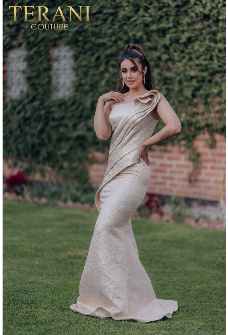 Terani Couture 232E1208 Long Fitted Formal Prom Mermaid Dress