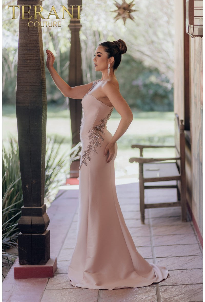 Terani Couture 232E1231 Long Beaded Formal Prom Mermaid Dress