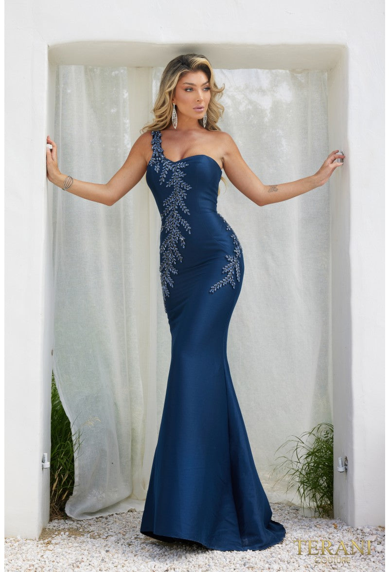 Terani Couture 232E1231 Long Beaded Formal Prom Mermaid Dress