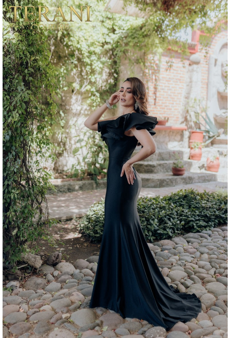 Terani Couture 232E1289 Long Formal Mermaid Evening Prom Dress