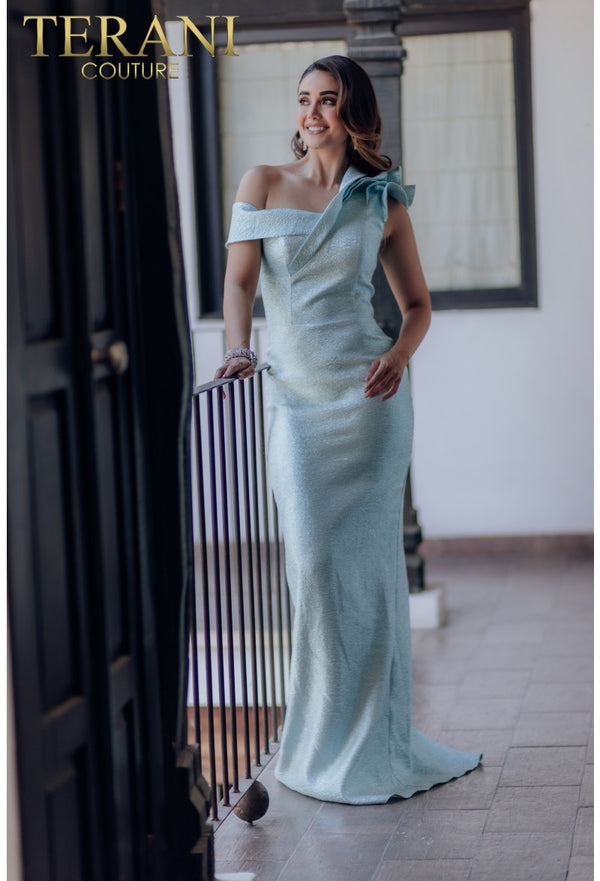 Terani Couture 232E1298 Ice Blue 6 Sale