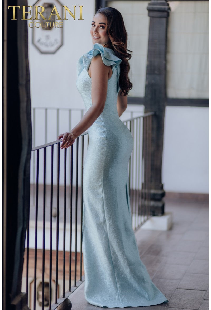 Terani Couture 232E1298 Ice Blue 6 Sale