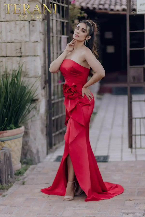 Terani Couture 232E1308 Long Formal Mermaid Evening Prom Dress