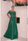 Formal Dresses Long Formal Pleated Ball Gown Emerald