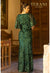 Mother of the Bride Dresses Long Mother of the Bride Sequin Cape Dress Emerald