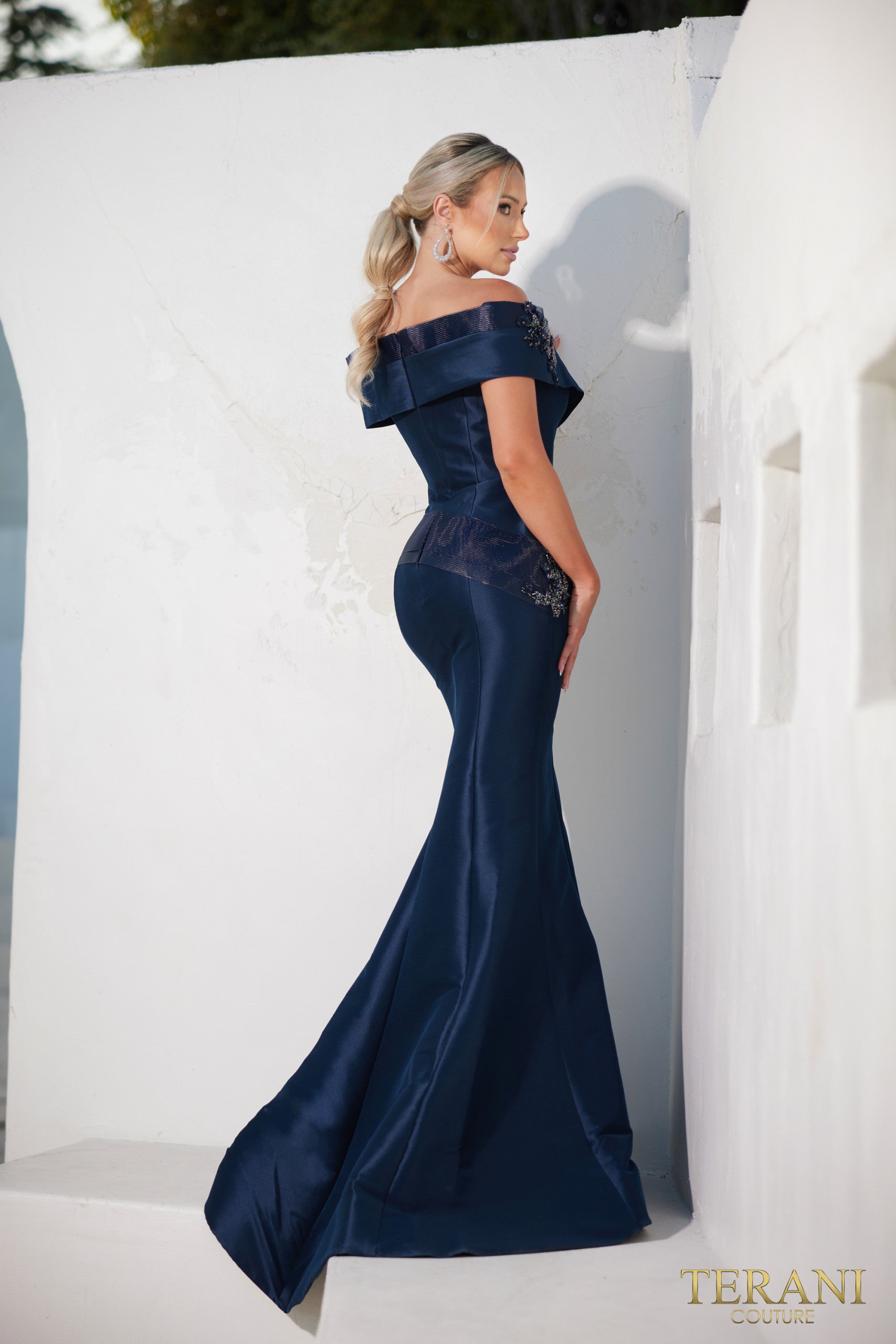 Formal Dresses Long Formal Prom Mermaid Dress Navy