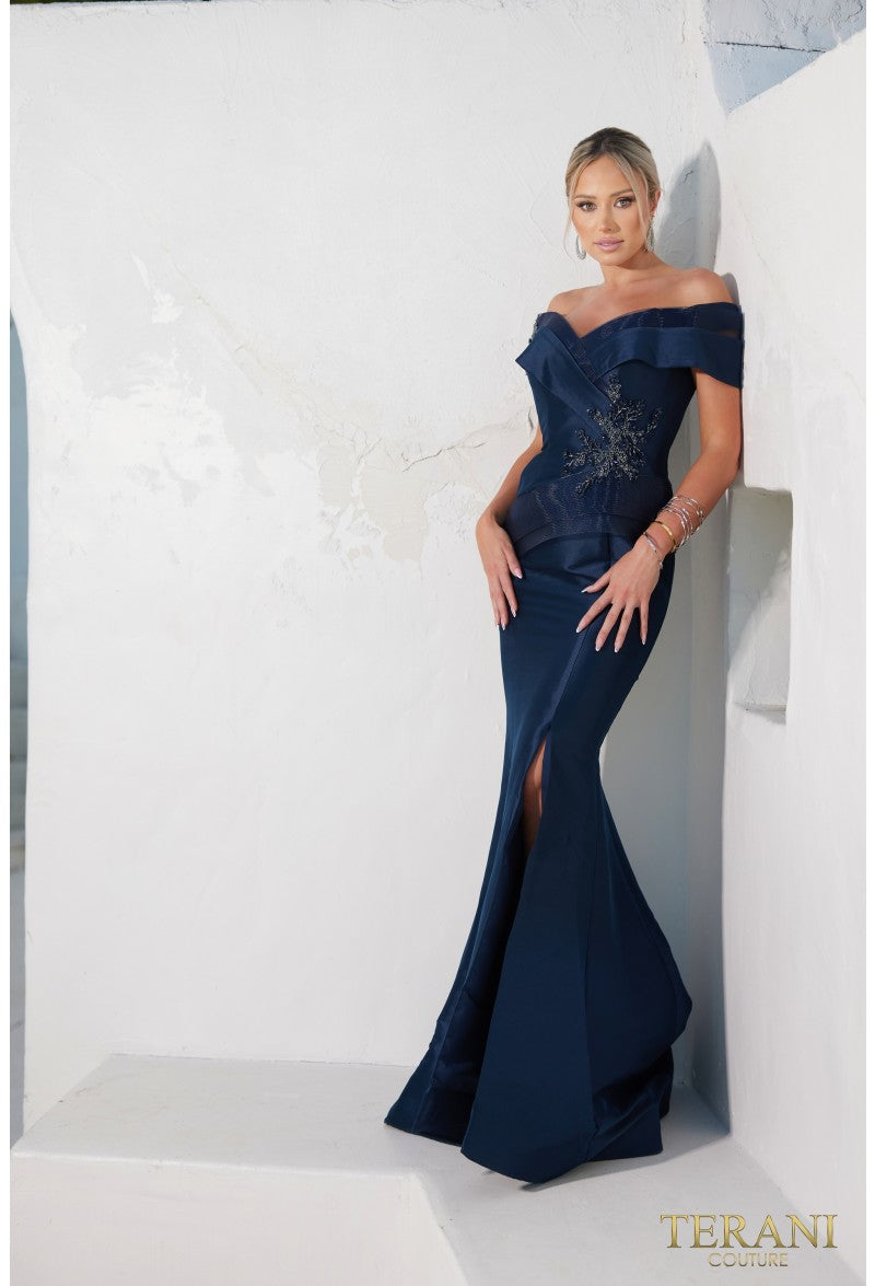 Terani Couture 232M1530 Long Formal Prom Mermaid Dress