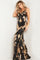 Prom Dresses Long Sleeveless Formal Fitted Prom Dress Black/Gold