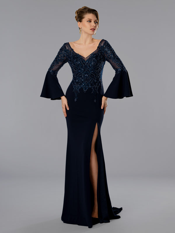 Long Sleeve Formal Evening Mother of the Bride Dress Stella Couture 25366