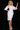 Cocktail Dresses Pleated Homecoming Tea Length Cocktail Dress  White