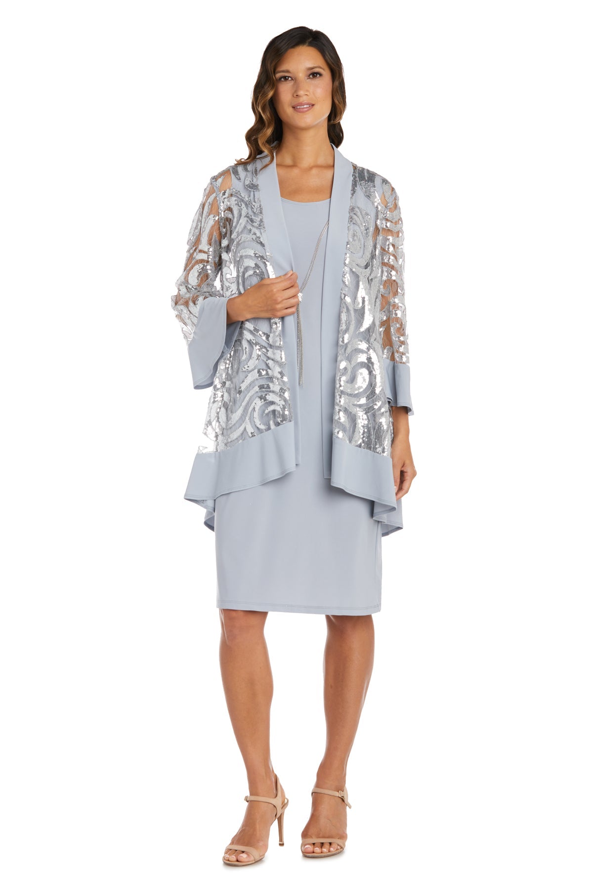 R&M Richards 2342P Short Mother of the Bride Petite Jacket Dress
