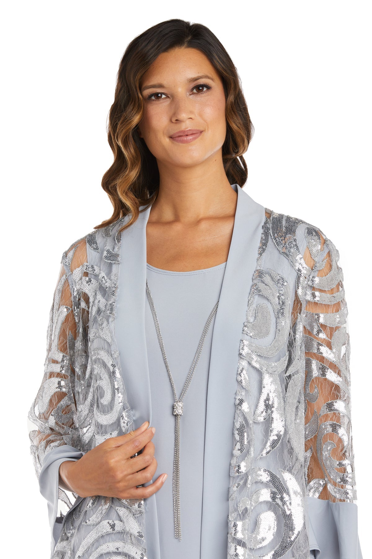 R&M Richards 2342P Short Mother of the Bride Petite Jacket Dress