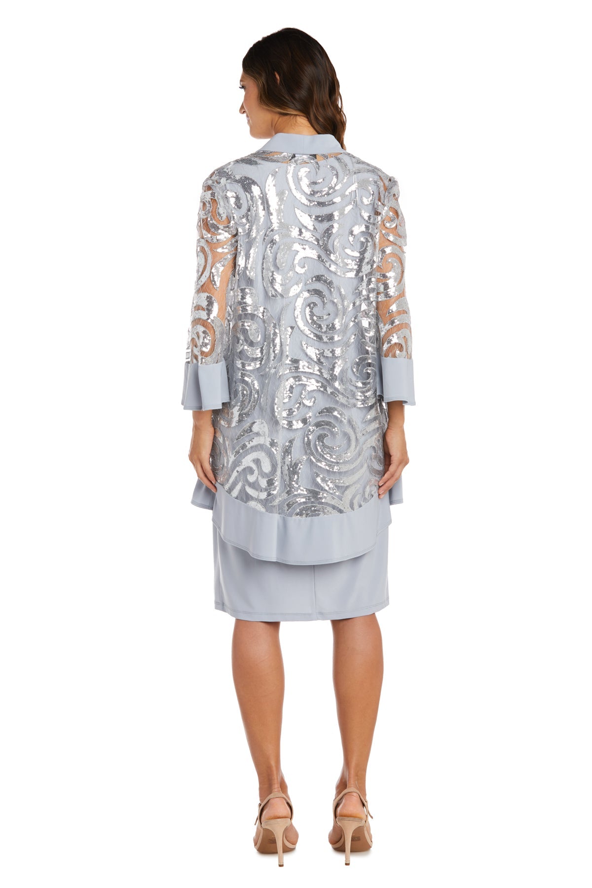 R&M Richards 2342P Short Mother of the Bride Petite Jacket Dress