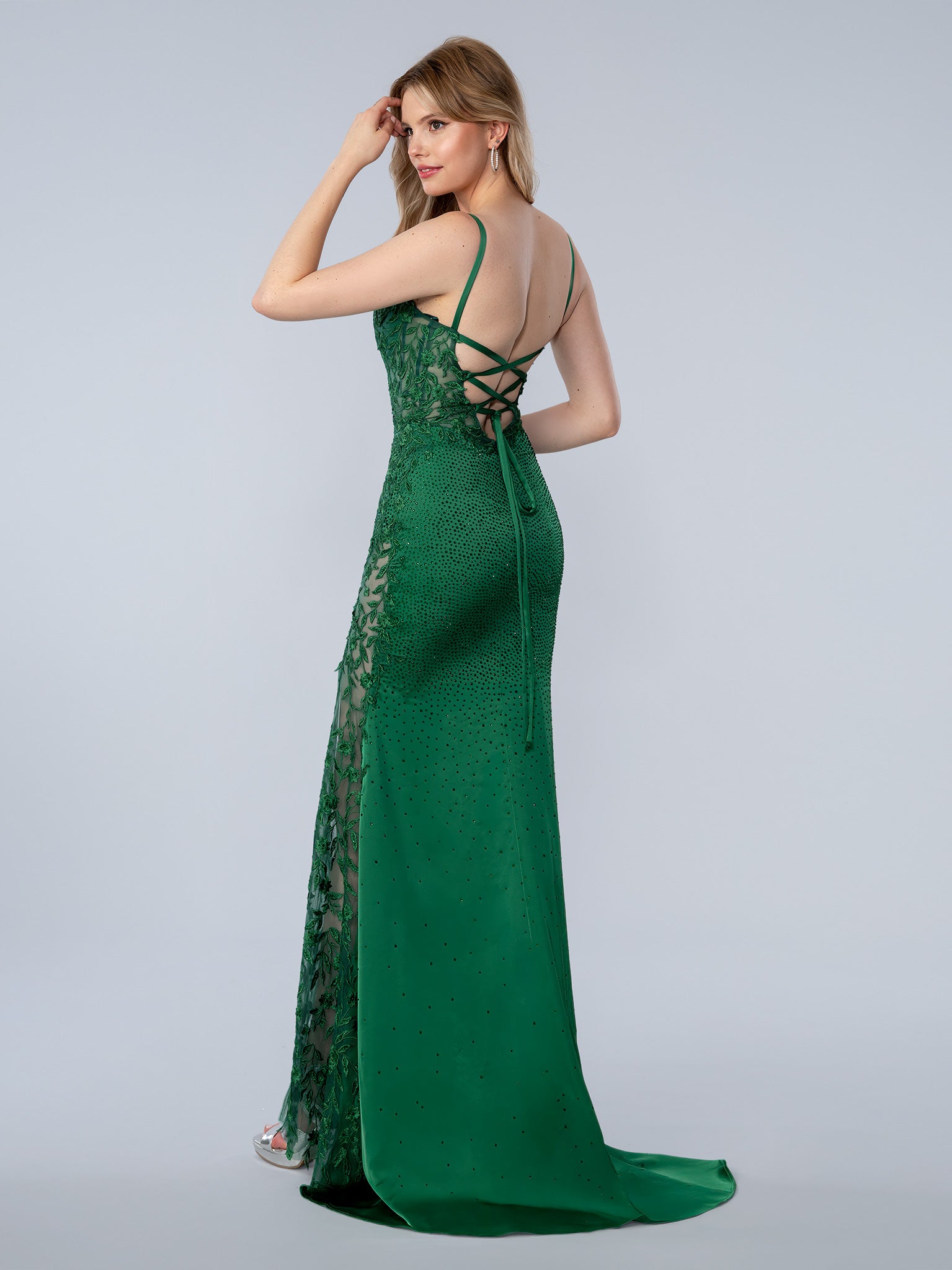 Prom Dresses Long Formal Lace Prom Dress Green