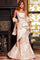 Formal Dresses Long Evening Mermaid Ruffle Formal Dress Gold