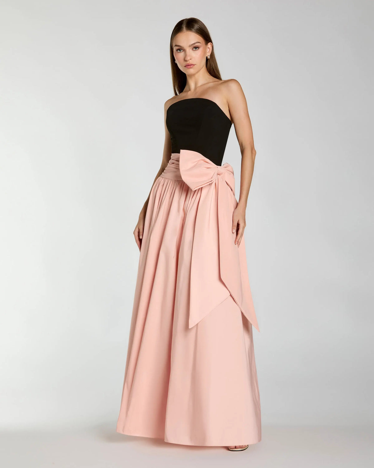 Formal Dresses A Line Long Evening Formal Dress Black Blush
